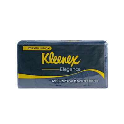 Servilletas Elegance Black Kleenex 50
