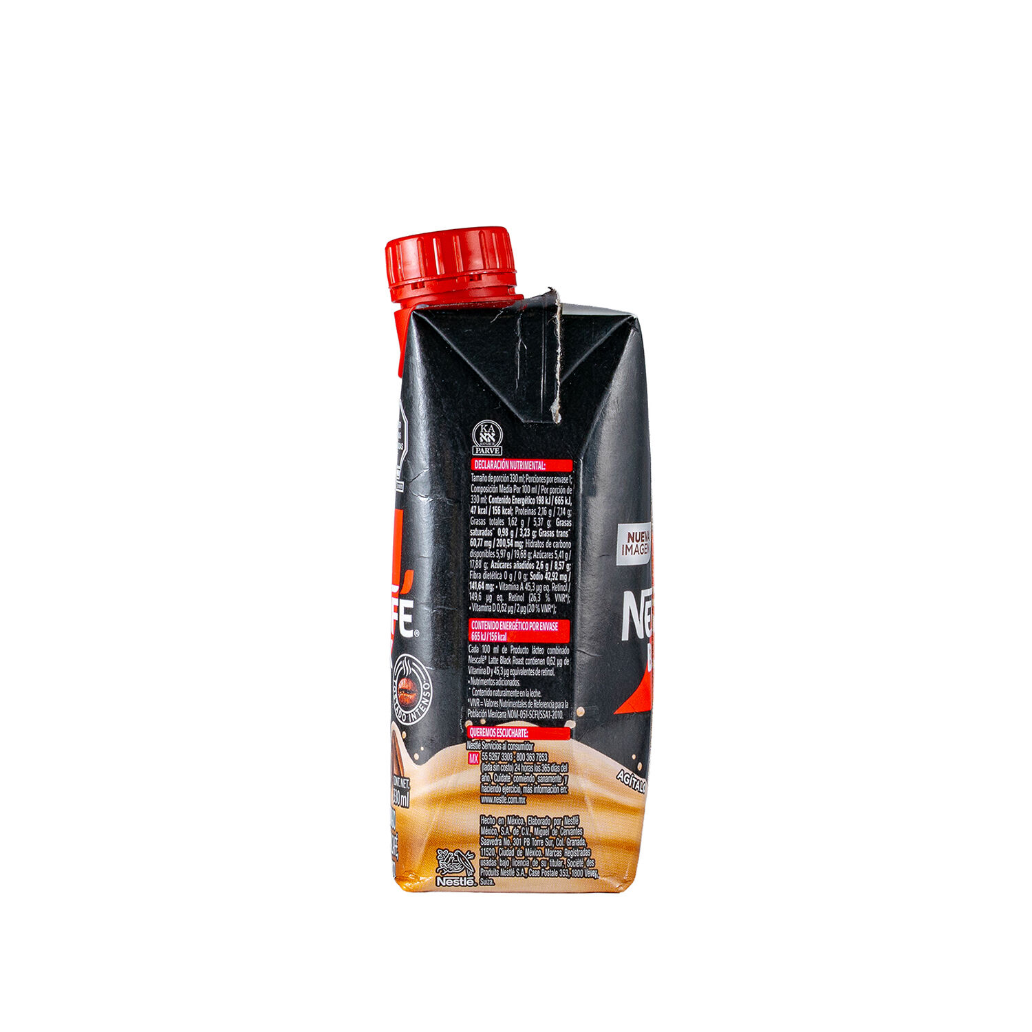Producto Lácteo Combinado Nescafé Latte Black Café 330ml