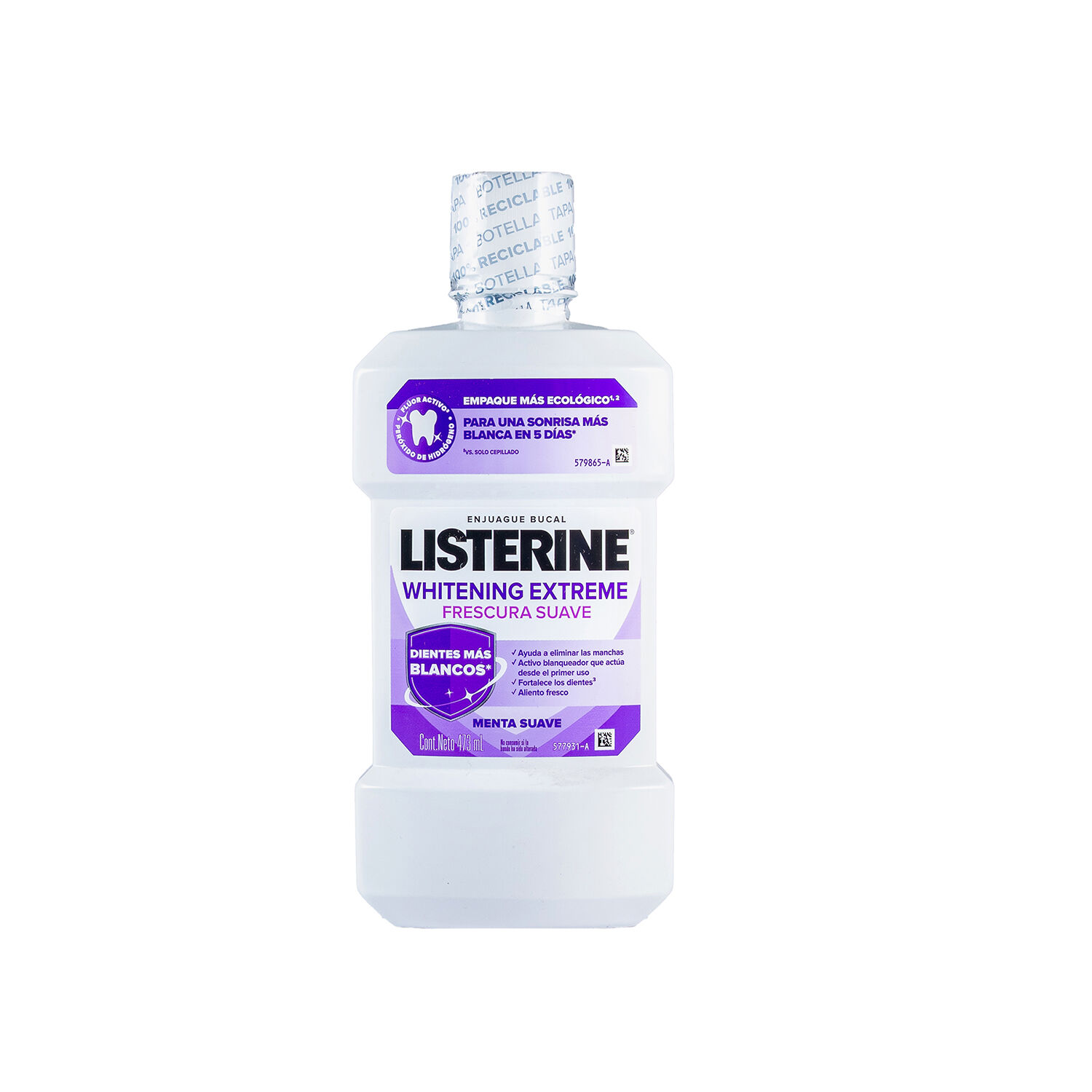 Enjuague Whitening Extrem Listerine 473.0 Ml