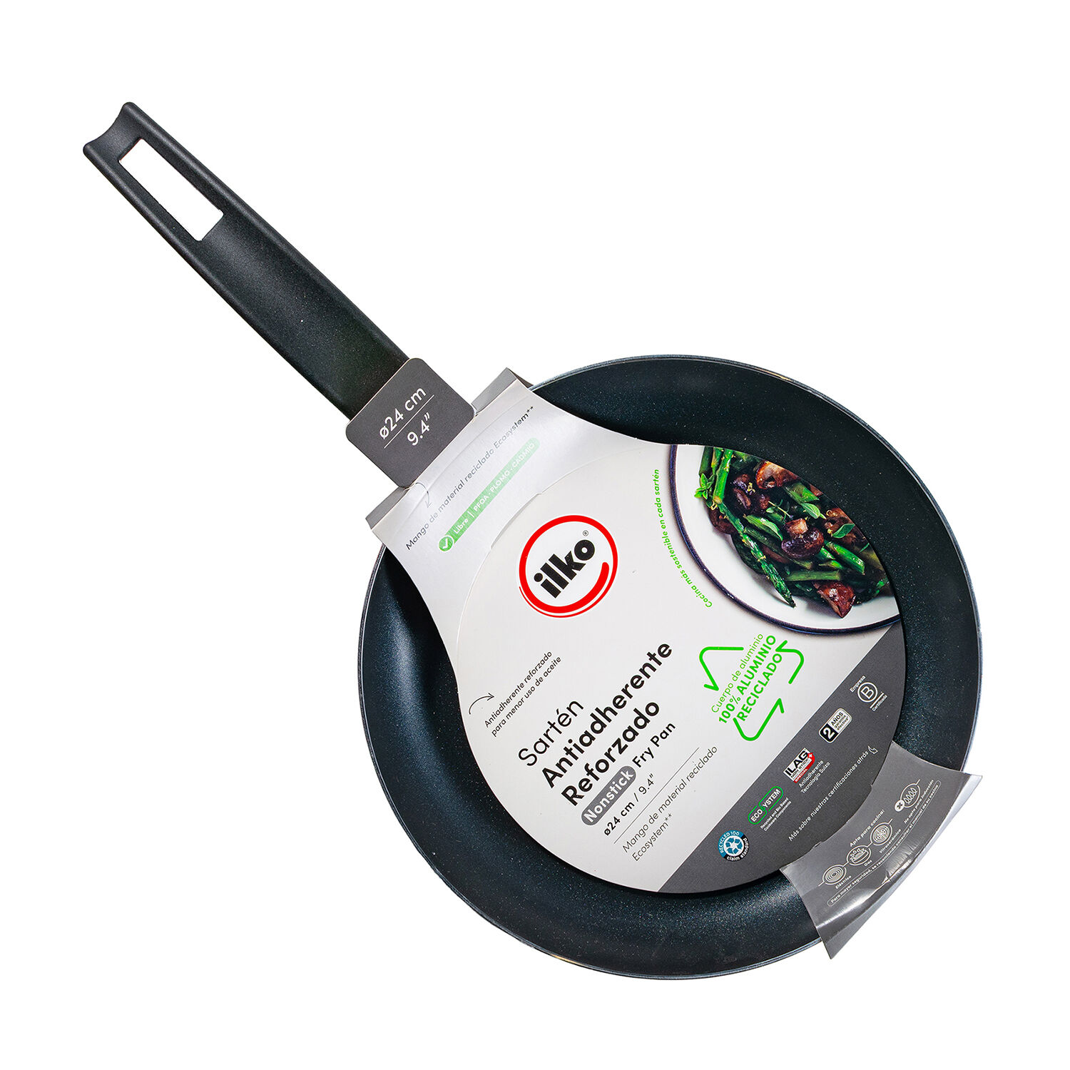 Sarten 24 Cm Everyday Aluminio Reciclado Ilko 1 0 Pza