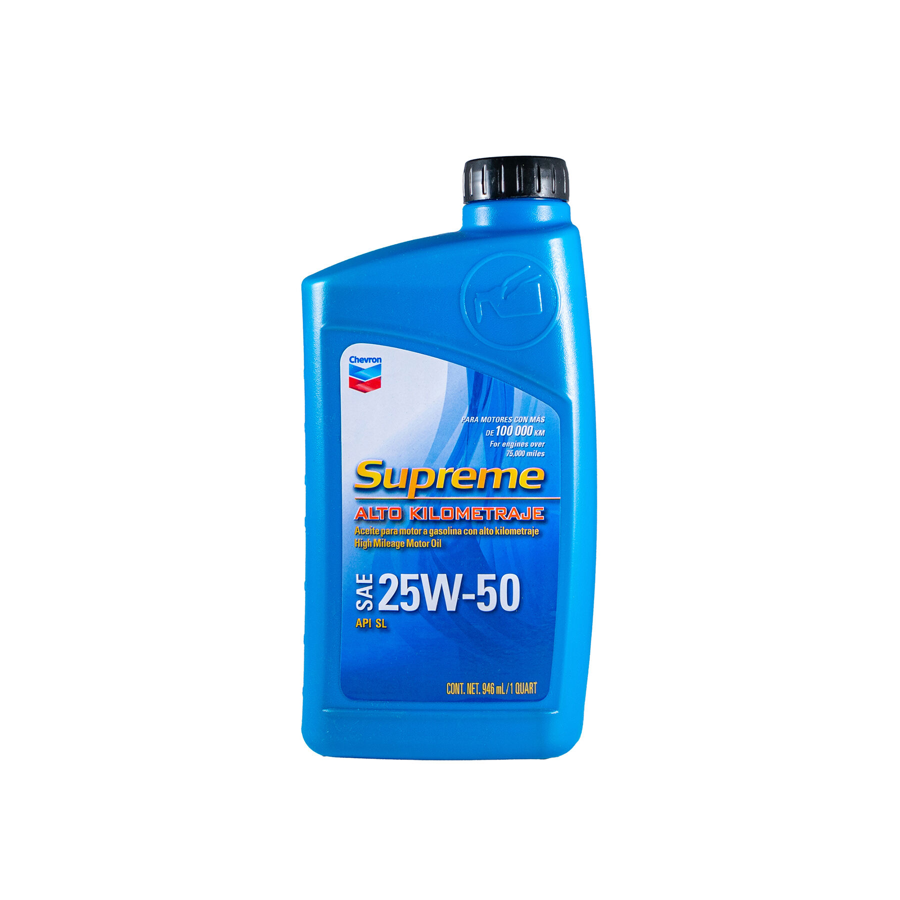 Aceite Alto Kilometraje 25w50 Chevron 1.0 Lt