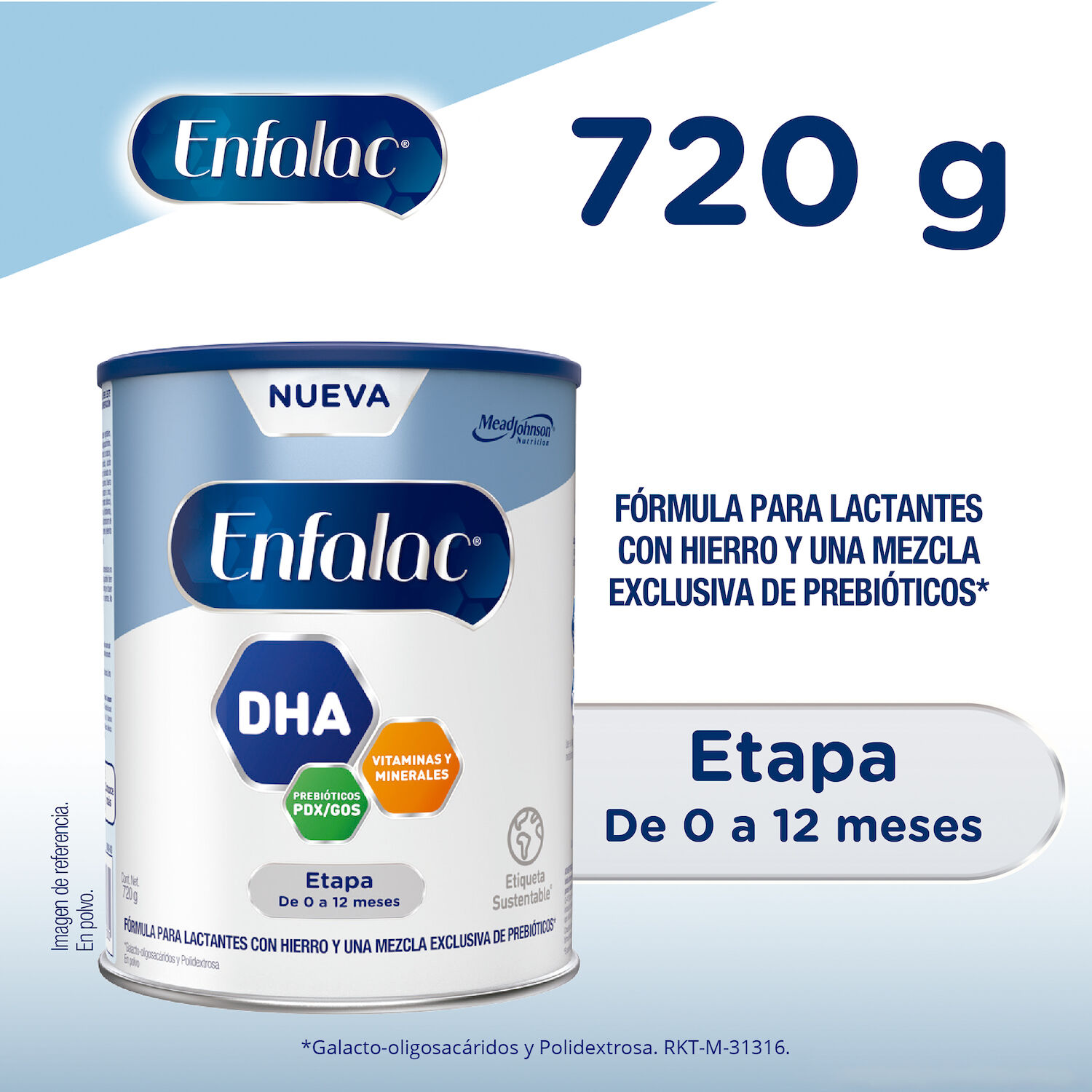 Formula Lactante 0 A 12 Meses Enfalac 750.0 Gr