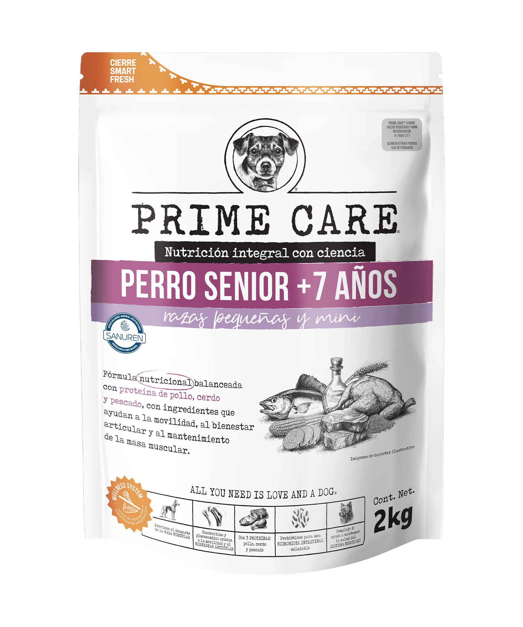 Comida P/perro Snr Peq Prime Care 2.0