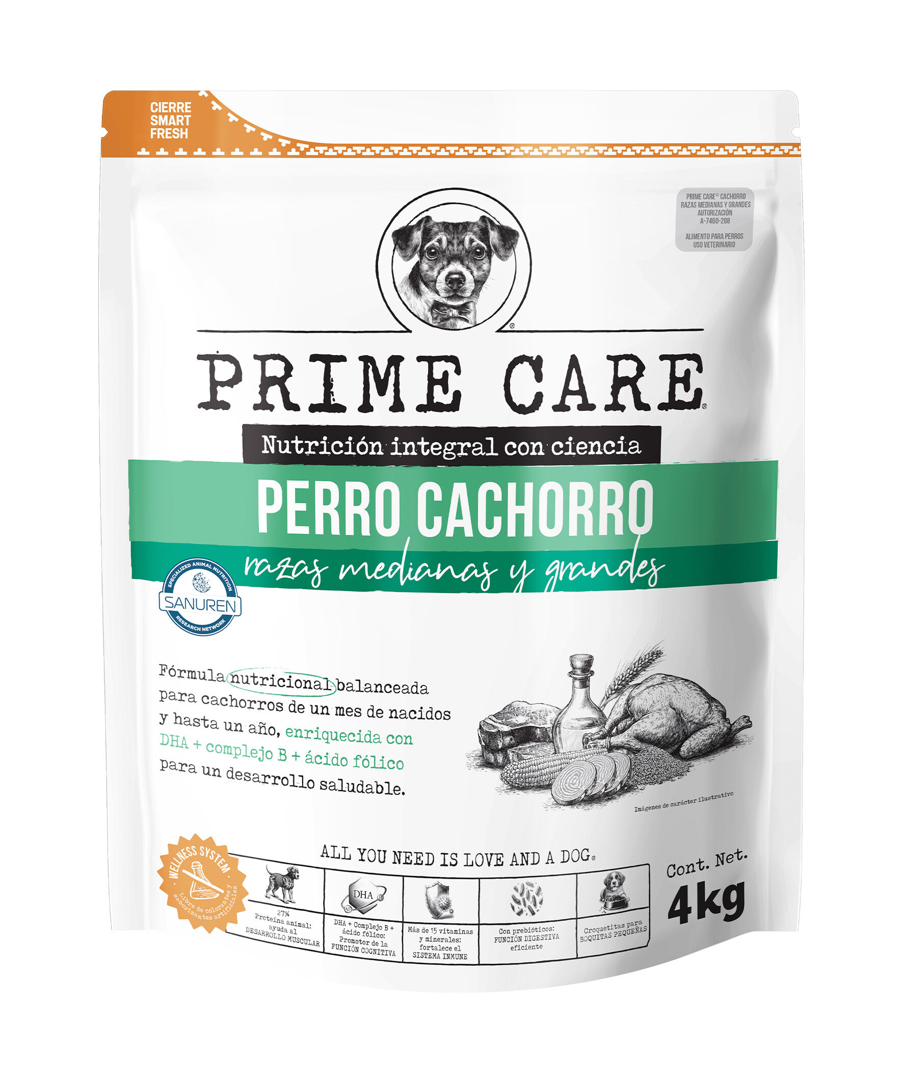 Comida P/perro Cach Med Y Gra Prime Ca