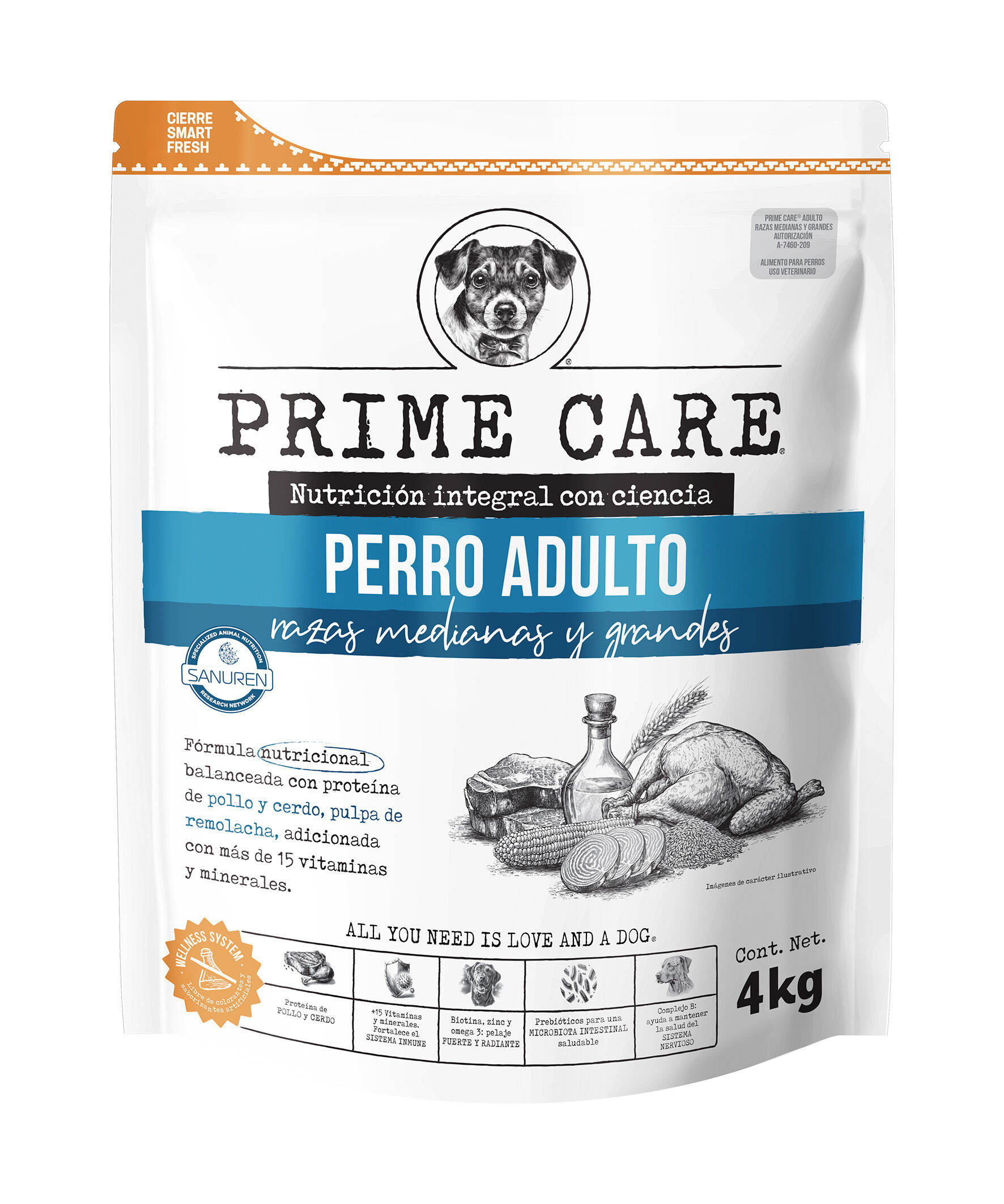 Comida P/perro Adul Med Y Gra Prime Ca