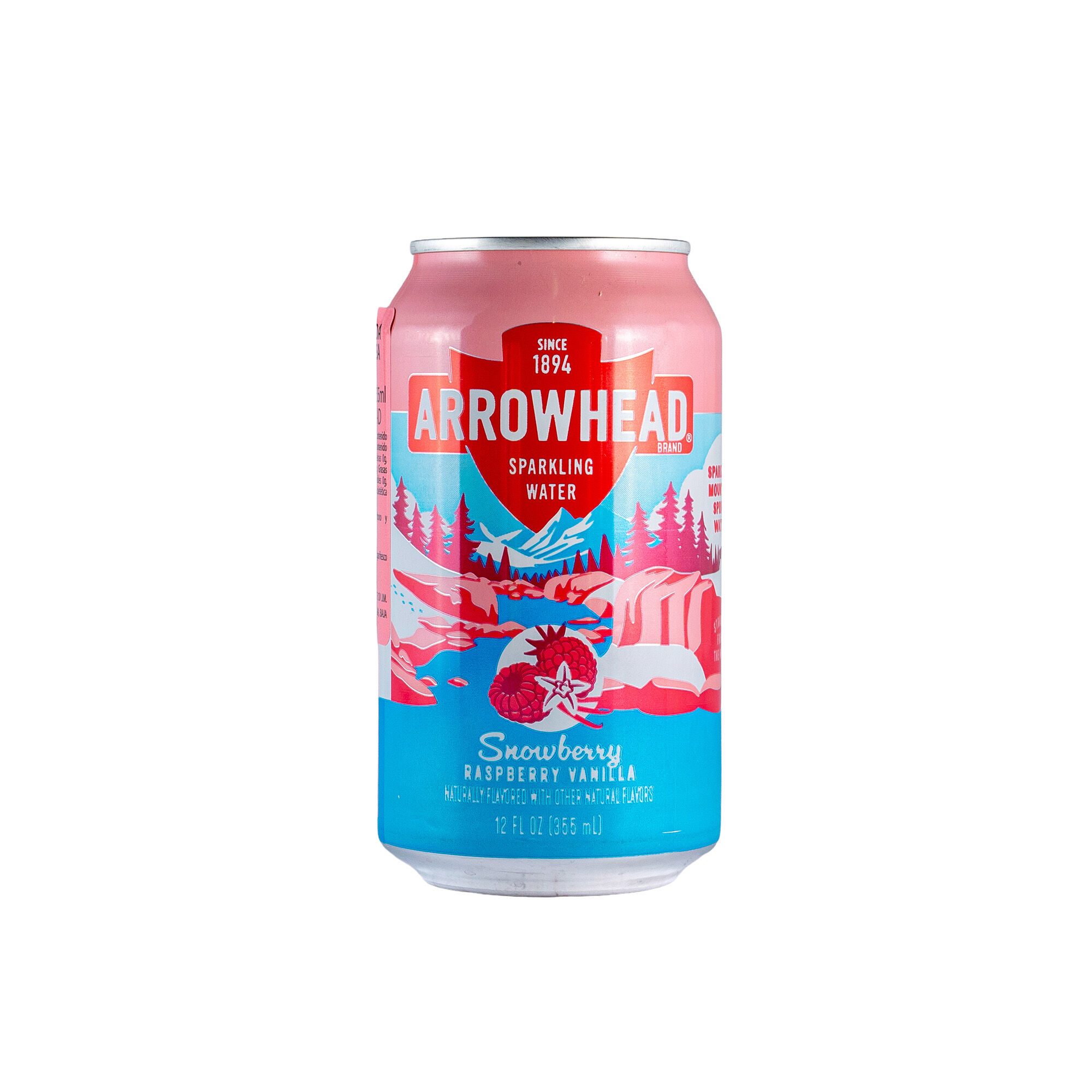 Agua Mineral Frambuesa Vainilla Arrowhead 355.0 Ml