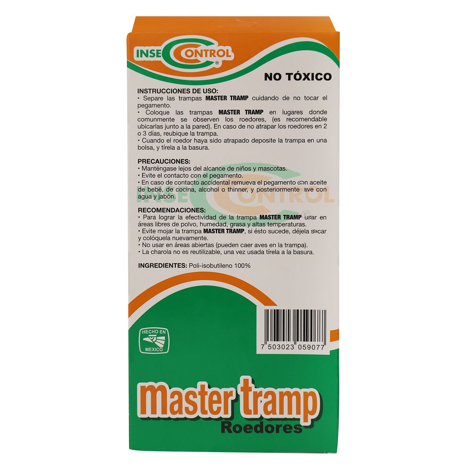 Master Trampa Rata Grande Inseccontrol 1.0 Pza