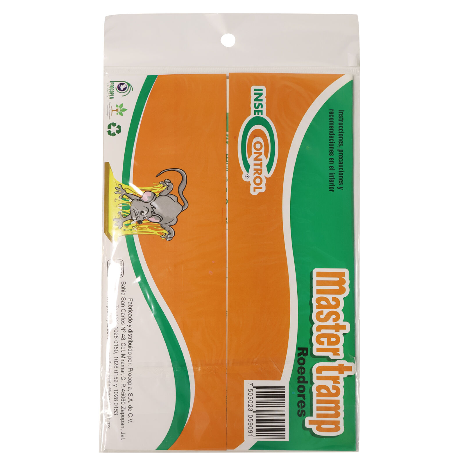 Trampa Con Pegamento Cartera Raton Inseccontrol 1.0 P