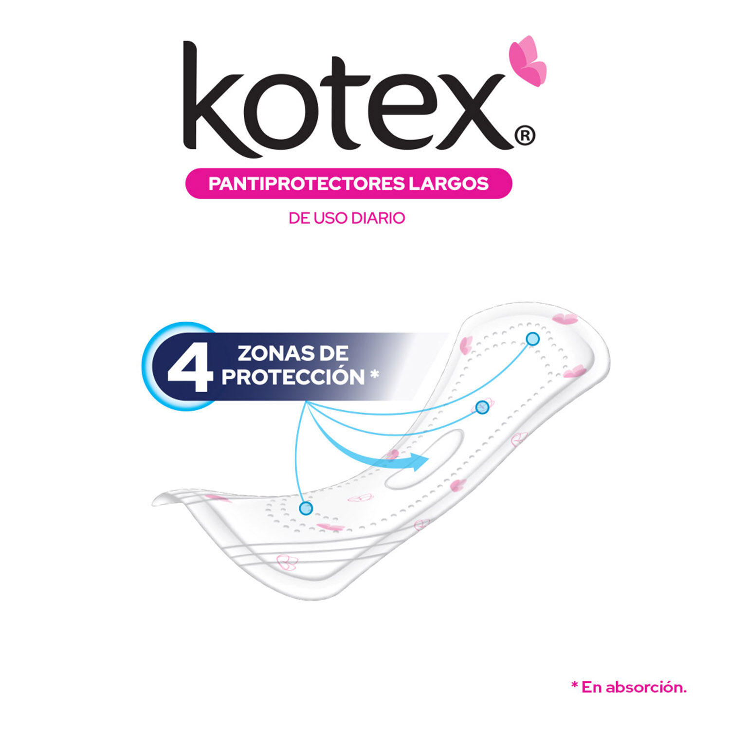 Protectores Diarios Largos Kotex 44.0 Pza