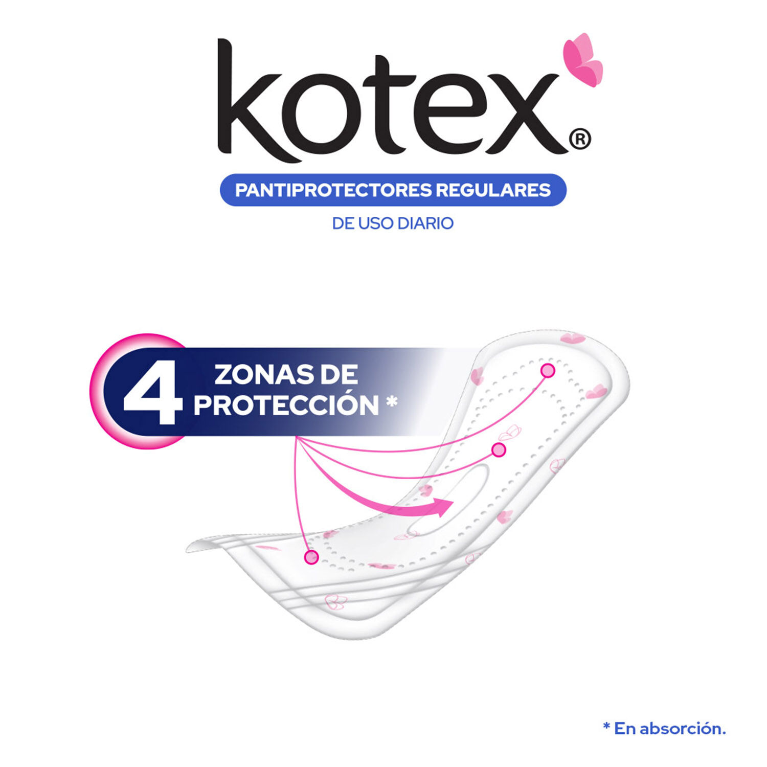 Protectores Diarios Regular Kotex 44.0 Pza