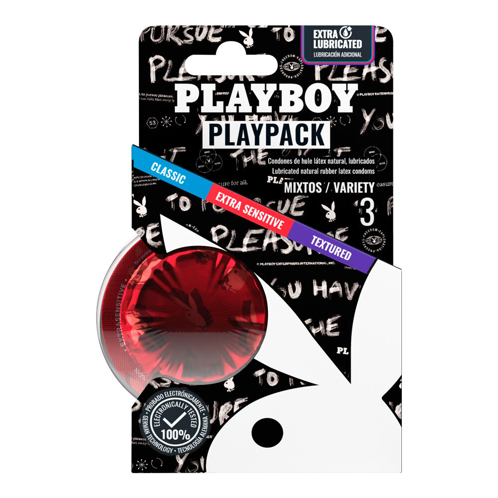 Preservativo Pack Coleccion Playboy 3 0 Pza