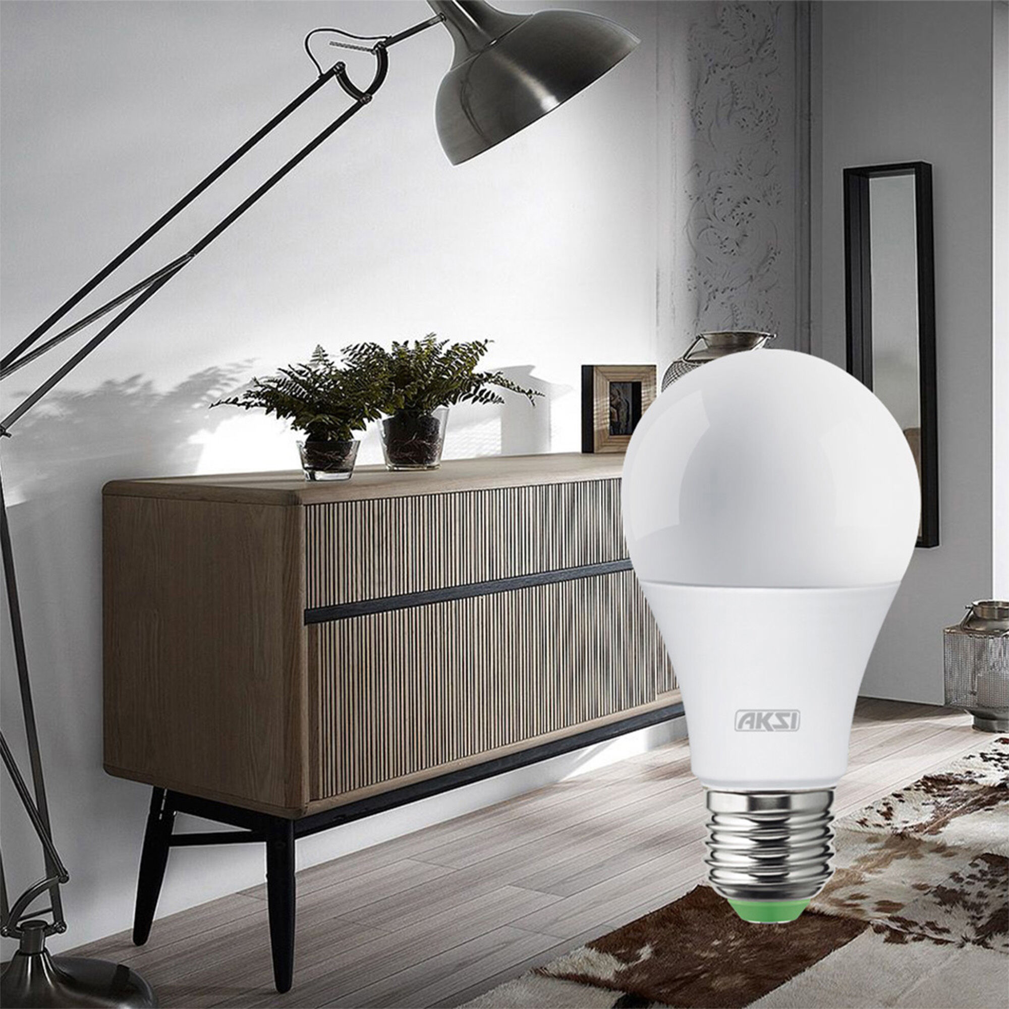 Foco Led Luz Blanca 9w Aksi 4.0 Pack