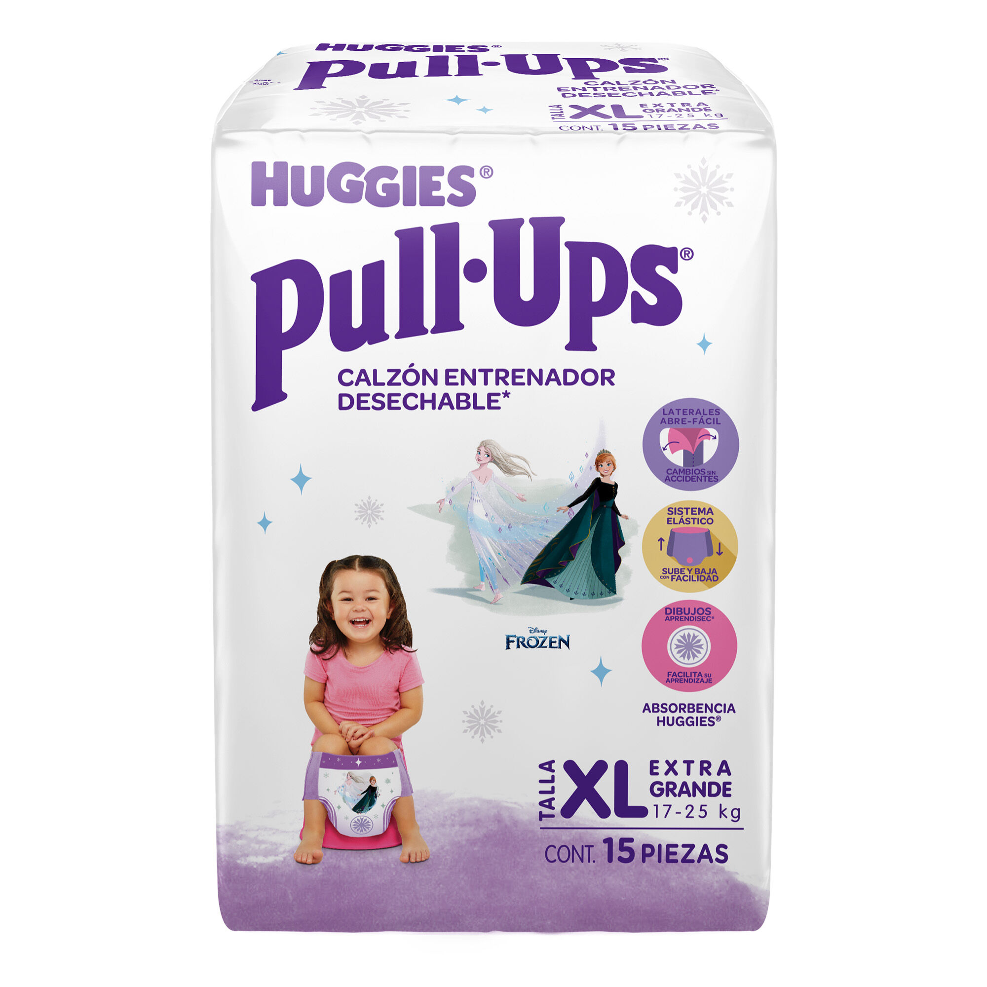 Pull Ups Niña Talla Extra Grande 15´s Pull Ups 15.0 Pza