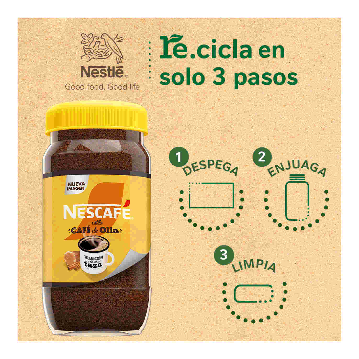 Cafe De Olla Dolca Nescafe 85.0 Gr