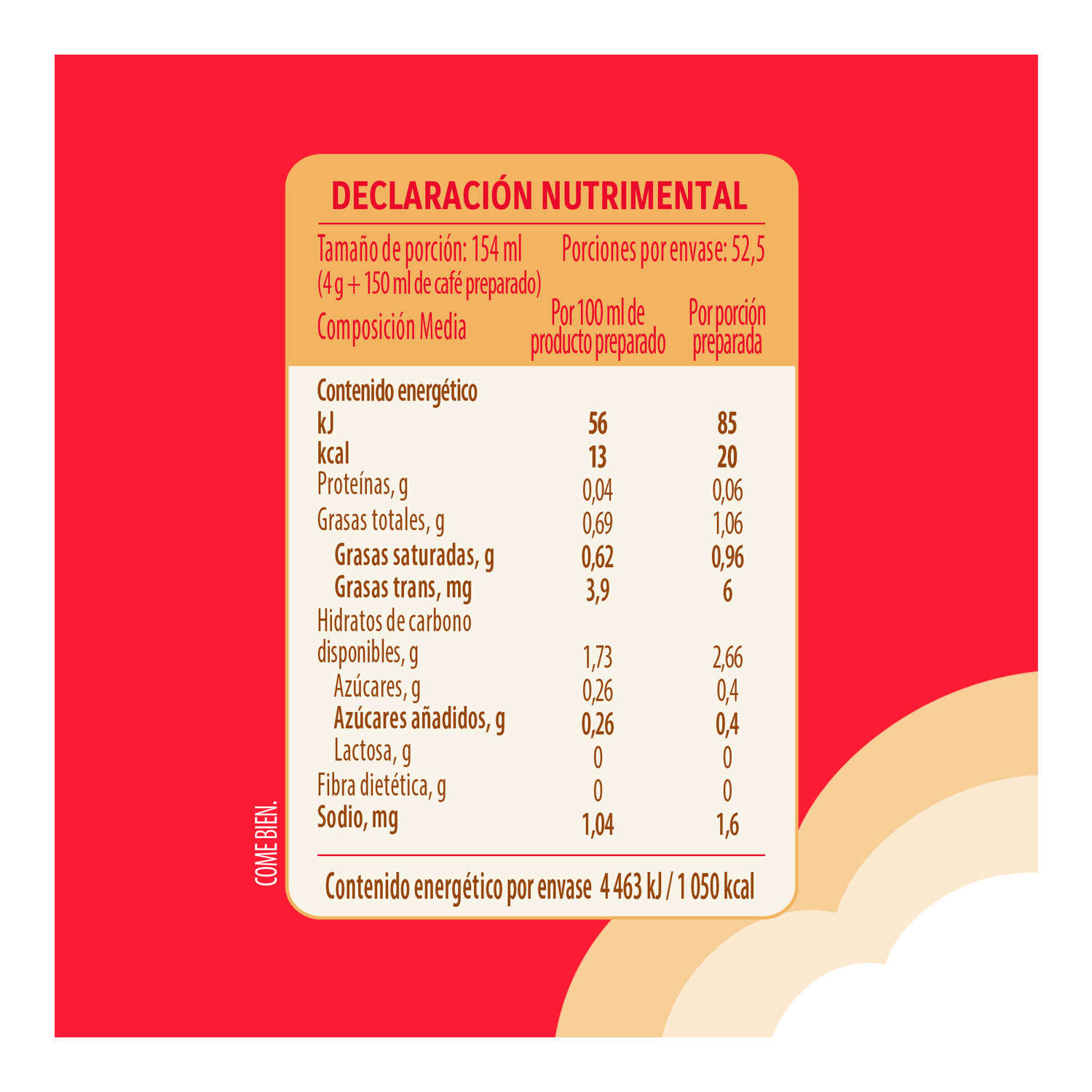 Sustituto De Crema Coffee Mate 210.0 Gr