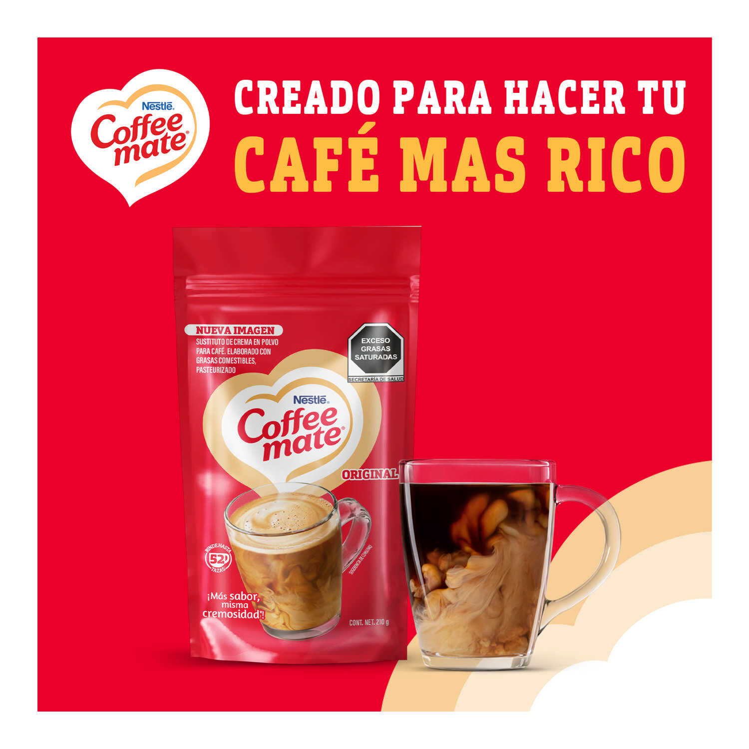 Sustituto De Crema Coffee Mate 210.0 Gr