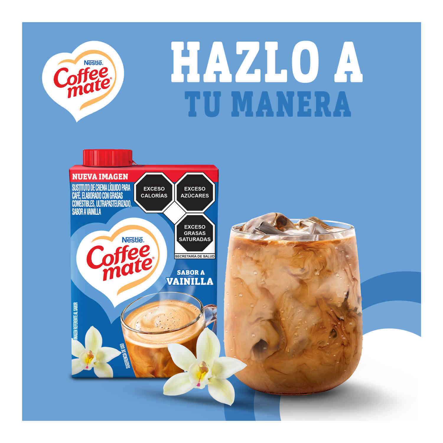 Crema Liquida Vainilla Coffee Mate 530.0 Gr