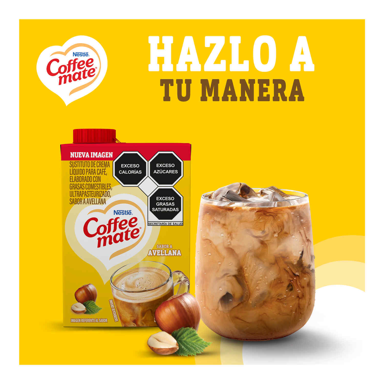 Crema Liquida Avellana Coffee Mate 530.0 Gr