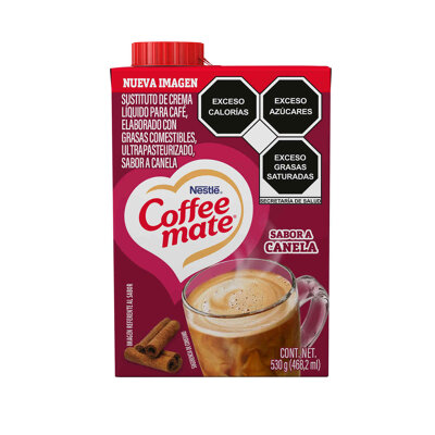 Sustituto De Crema Para Café Líquido Coffee Mate Sabor Canela 530g