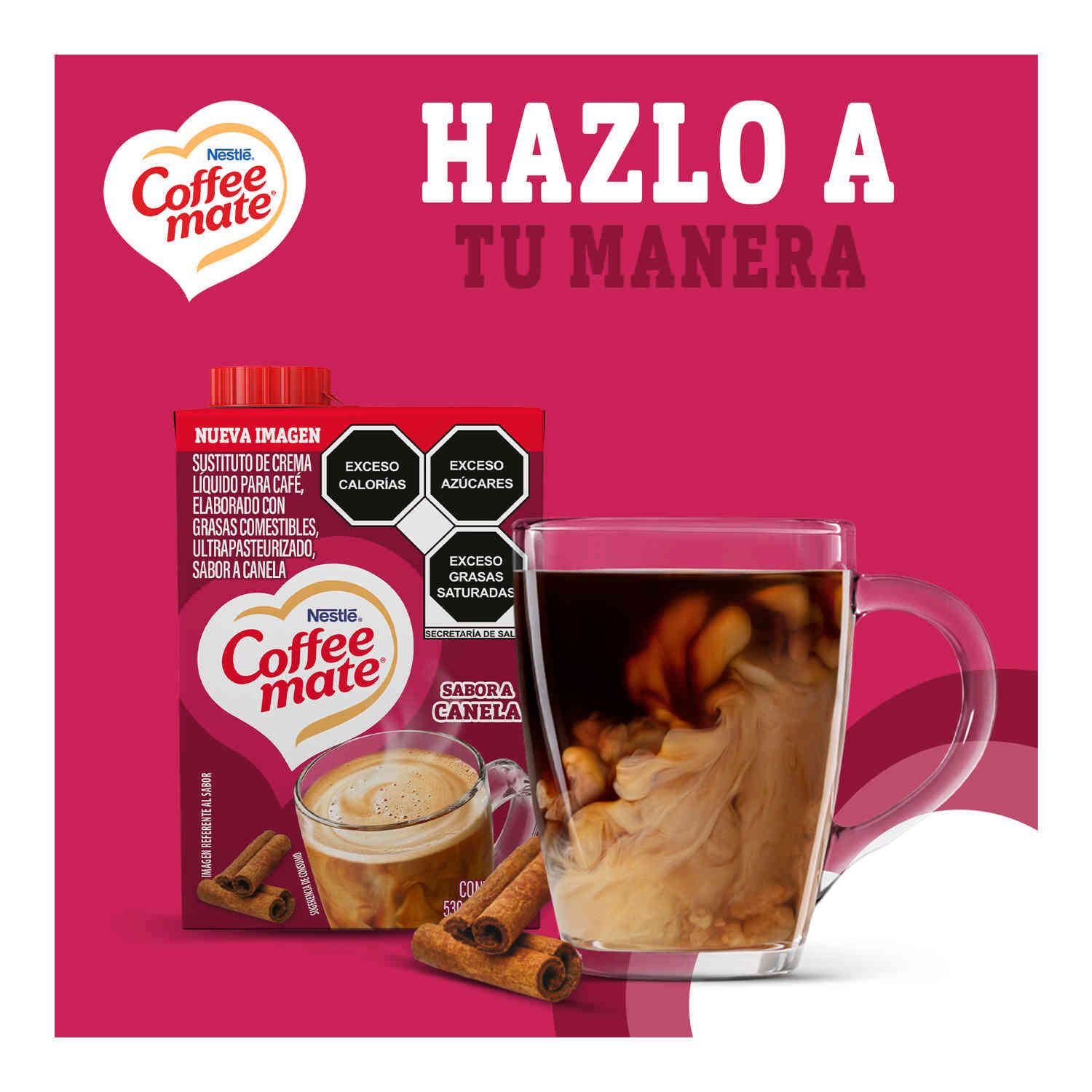 Crema Liquida Canela Coffee Mate 530.0 Gr