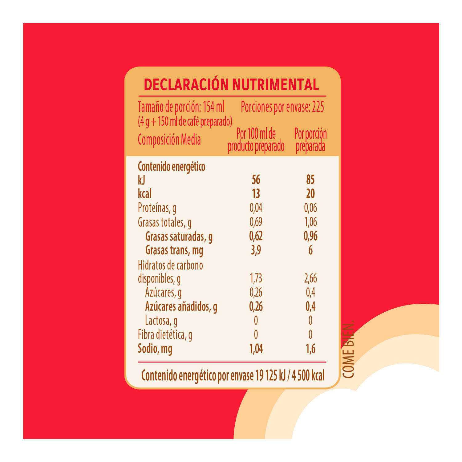 Sustituto De Crema Coffee Mate 900.0 Gr