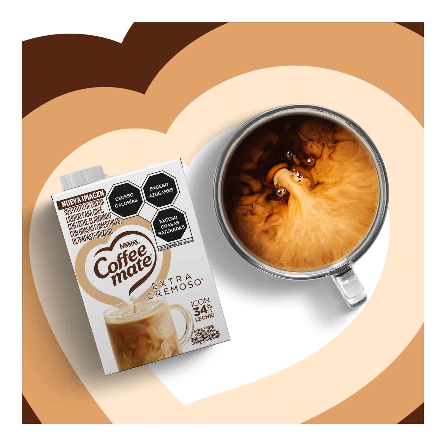 Crema Liquida Extra Cremosa Coffe Mate 530.0 Gr
