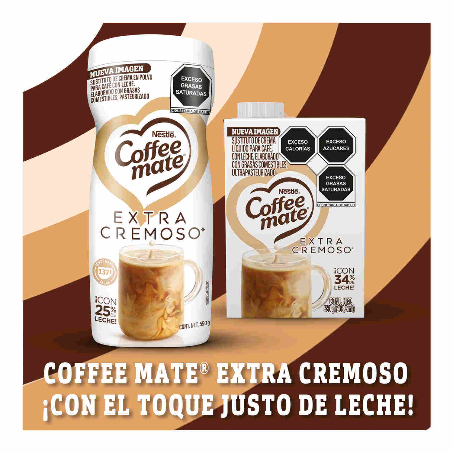 Crema Liquida Extra Cremosa Coffe Mate 530.0 Gr