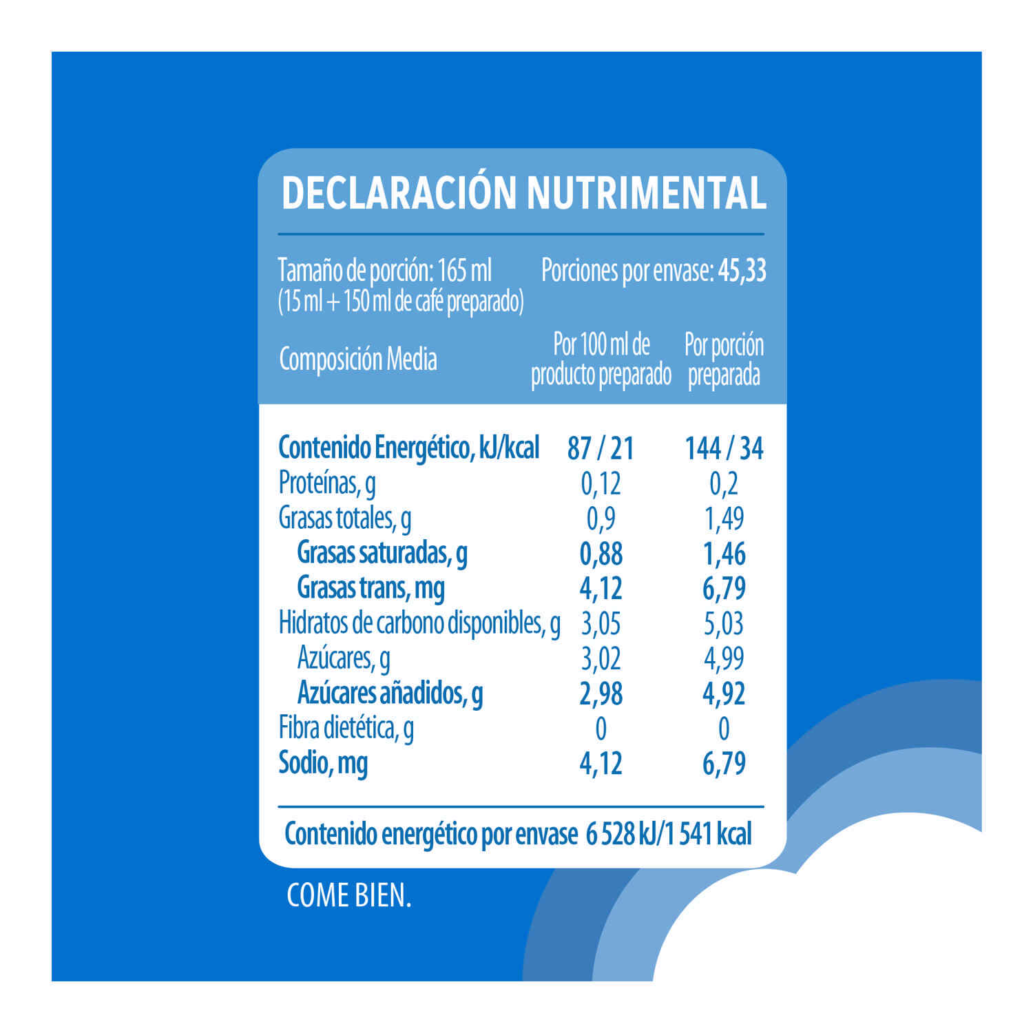 Crema Liquida Vainilla Coffe Mate 769.7 Gr