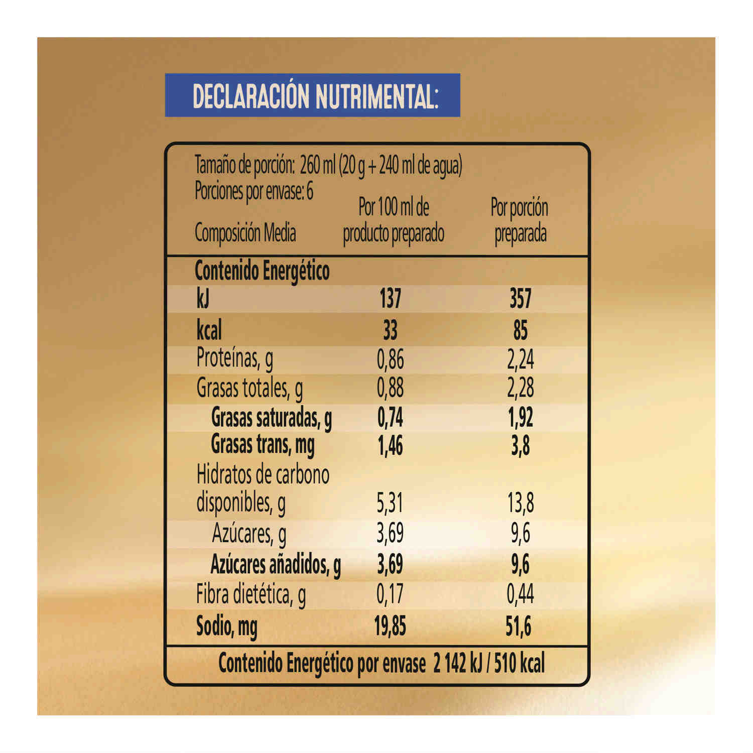 Cappuccino Descafeinado Nescafe 6 0 Sob