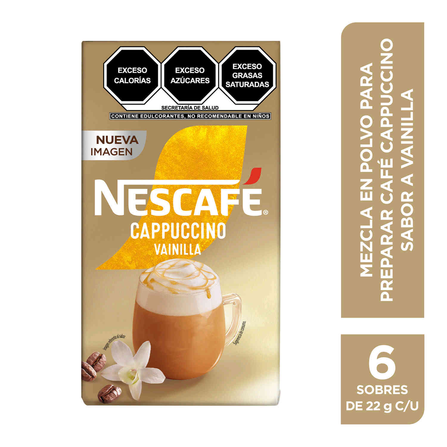 Cafe Cappuccino Vainilla Nescafe 6 0 Sob