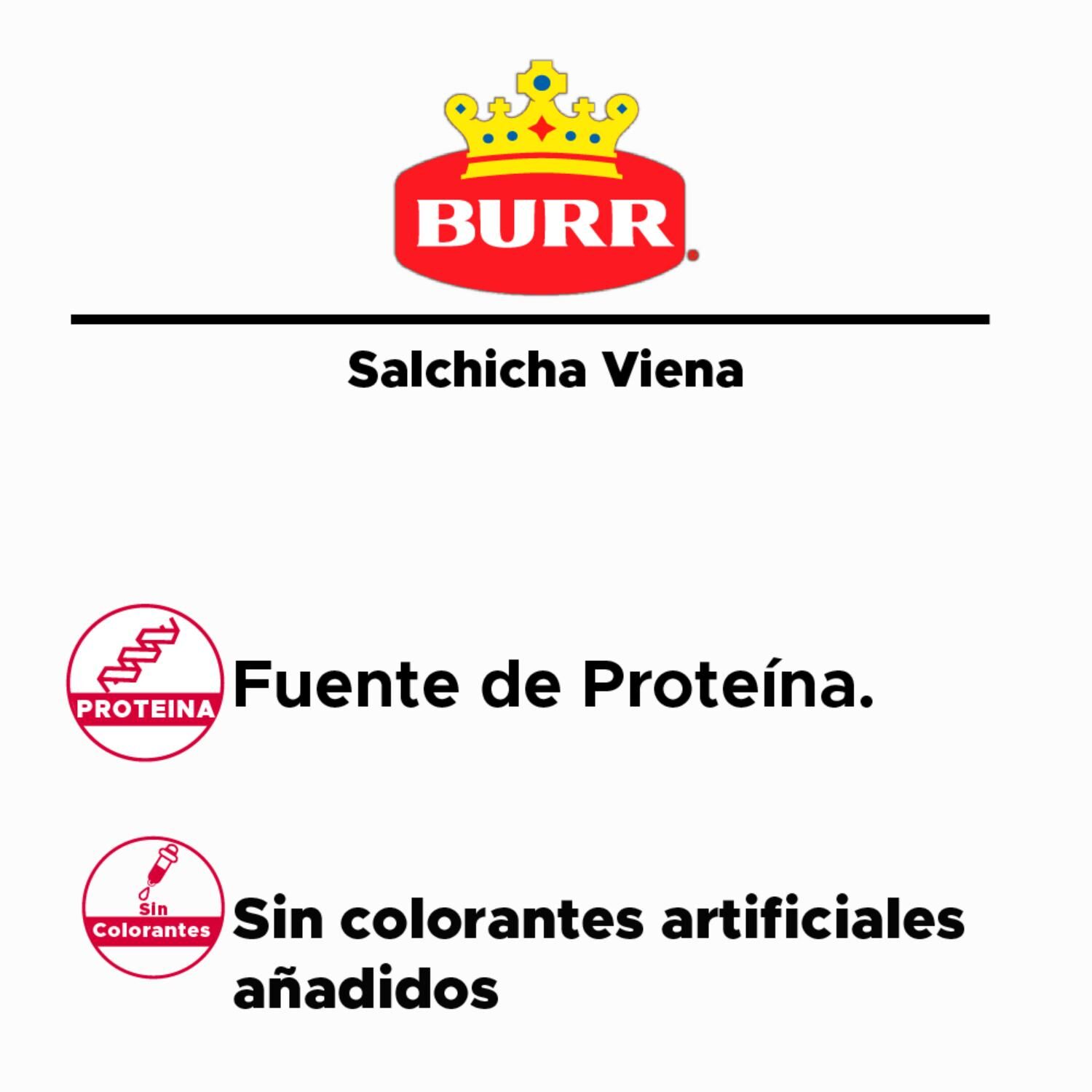 Salchicha Viena Burr 900.0 Gr