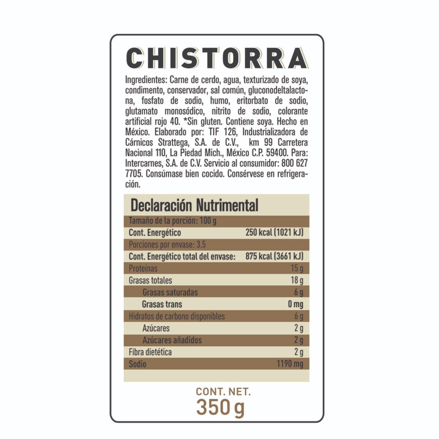 Chistorra Parma 350 0 Gr
