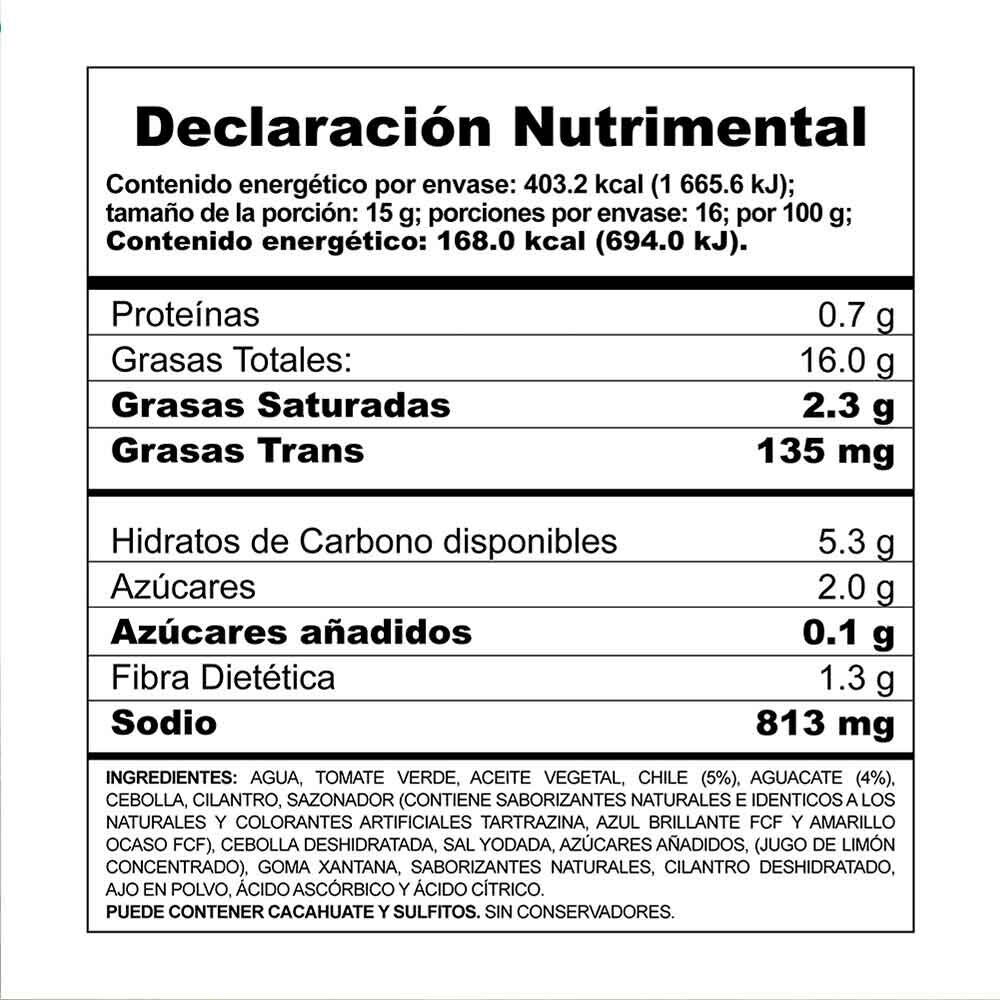 Salsa Herdez Guacamole Picante 240 G