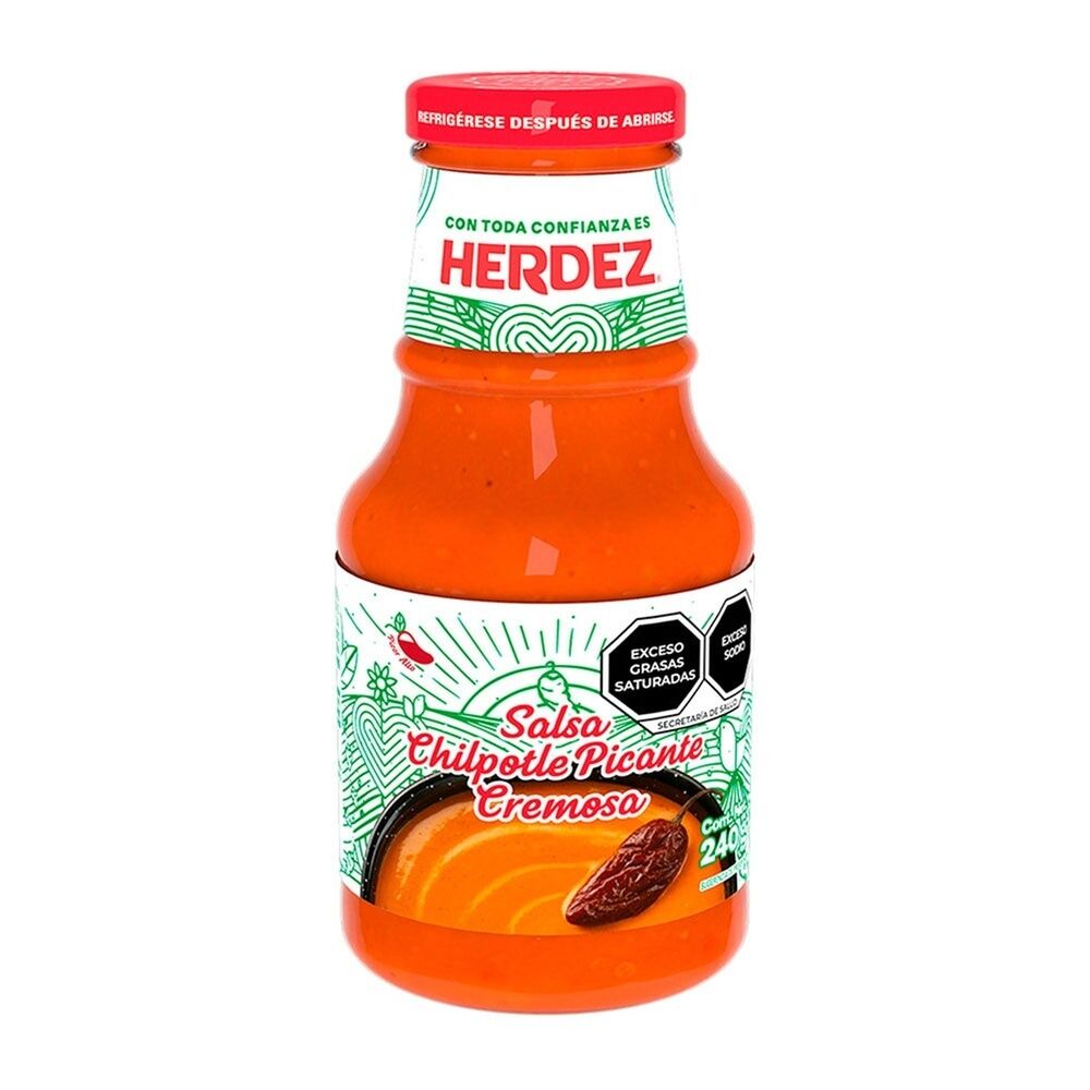 Salsa Herdez Chilpotle Picante Cremosa 240 G