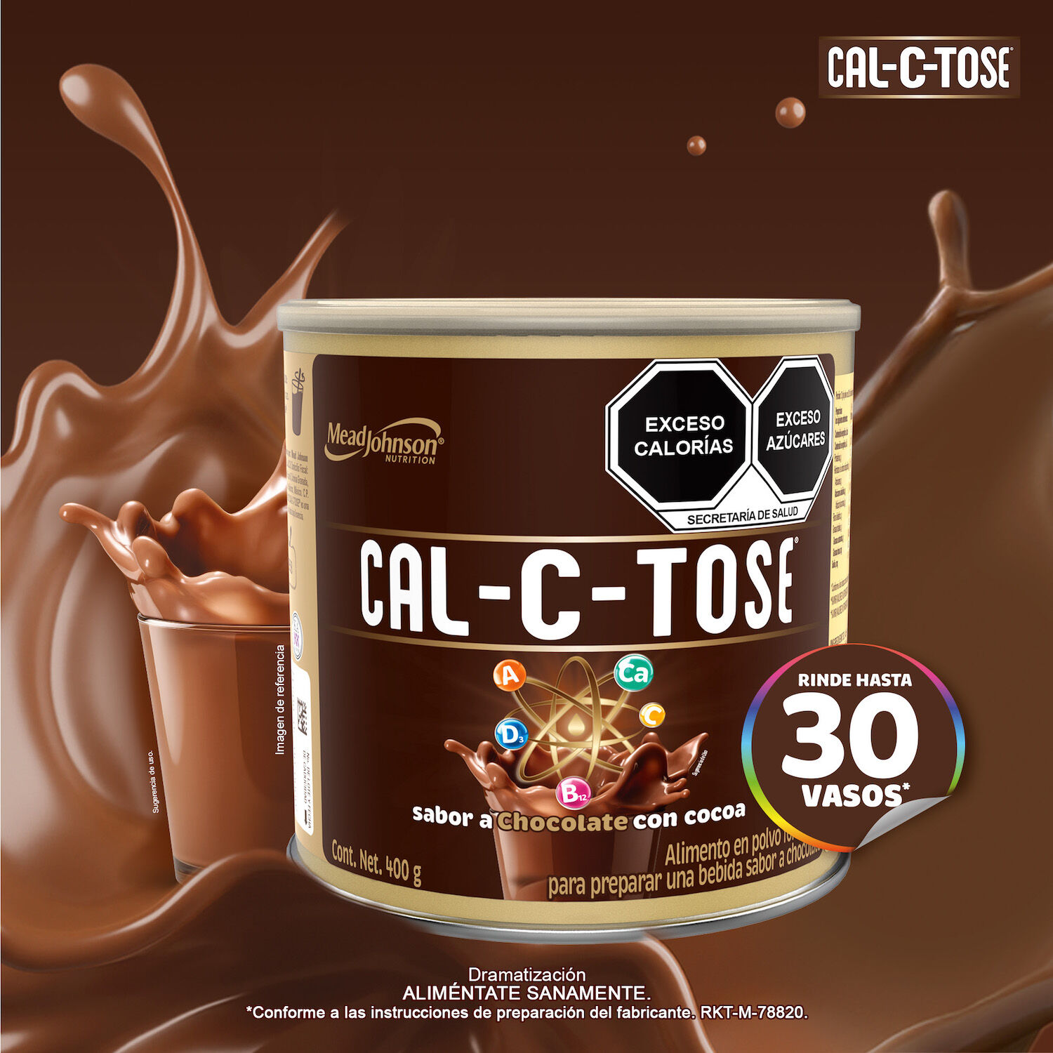 Chocolate Polvo Cal C Tose 400.0 Gr
