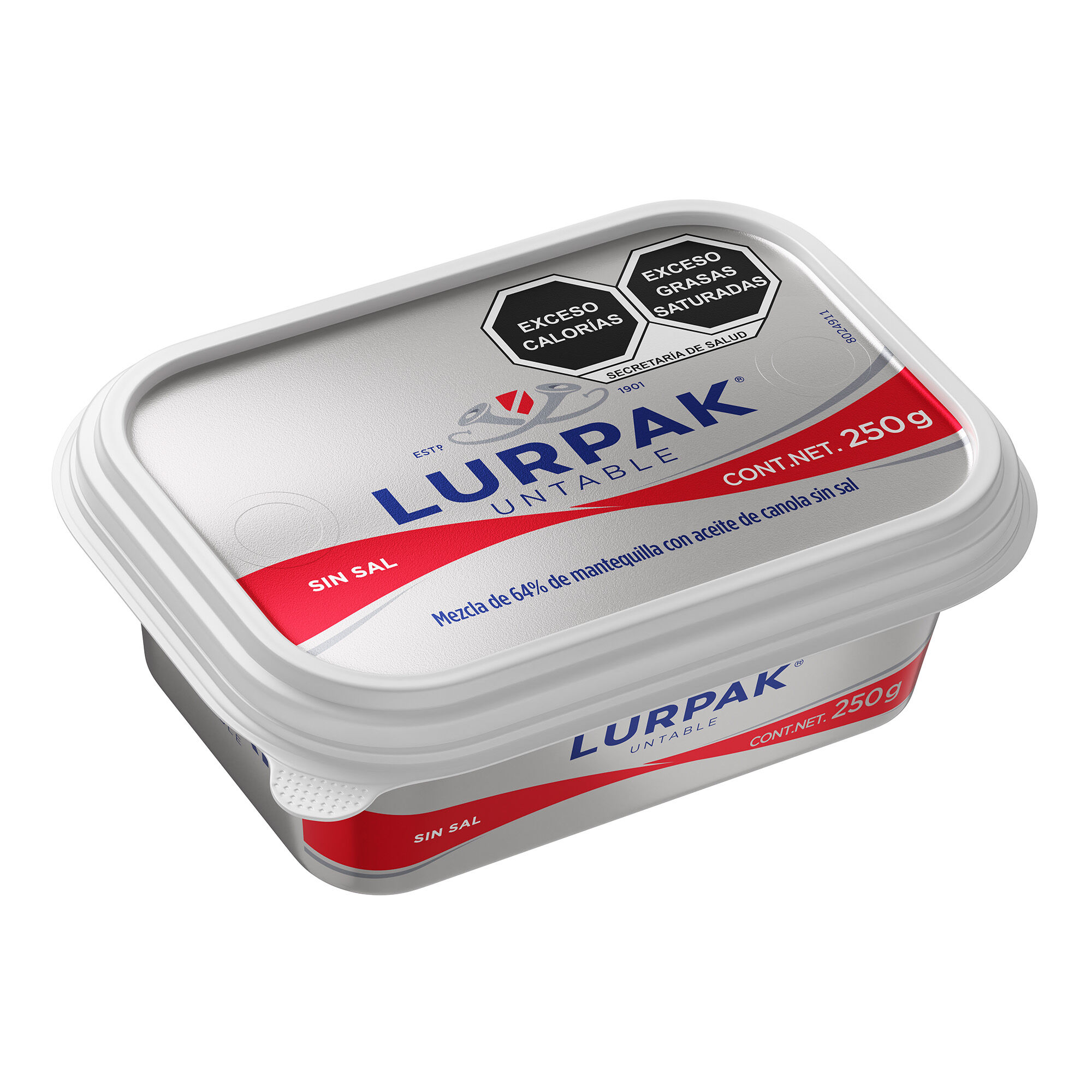 Mantequilla Untable Sinsal 250g Lurpak 250 G
