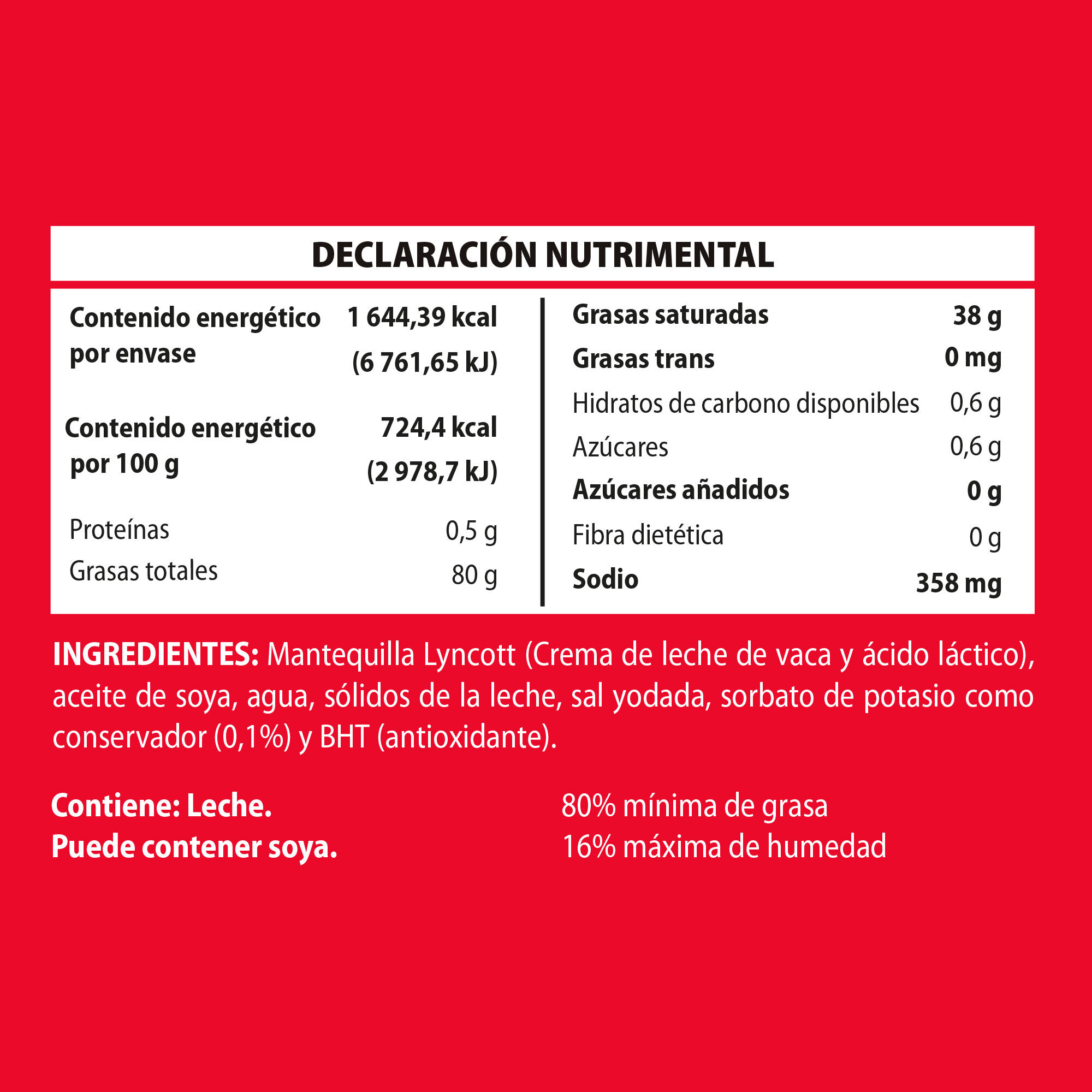 Mantequilla Untable 227 G Lyncott 227 G
