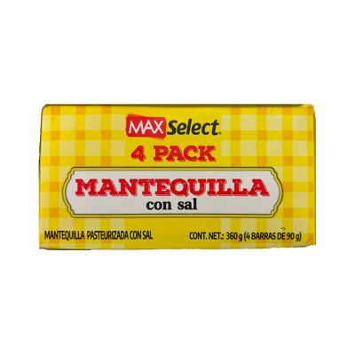 Mantequilla C/sal 4 Pack 360g Max Select