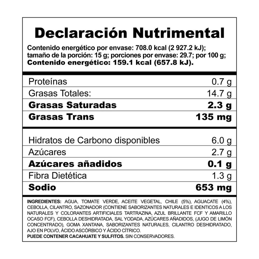 Salsa De Guacamole Herdez 445 G