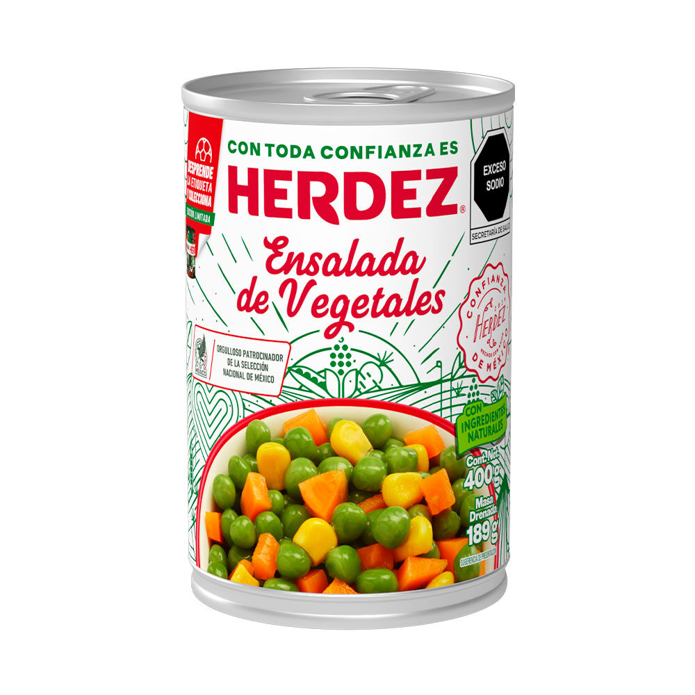 Ensalada Vegetal Herdez 400.0 Gr