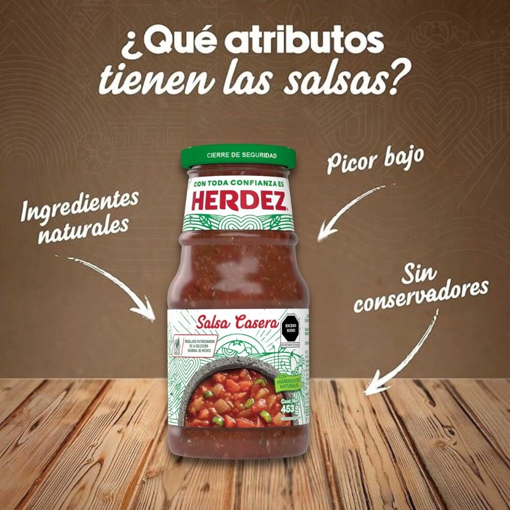 Salsa Casera Herdez 453.0 Gr