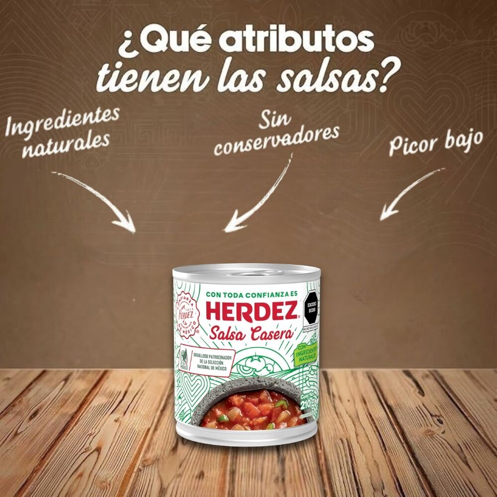 Salsa Casera Herdez 210 Gr