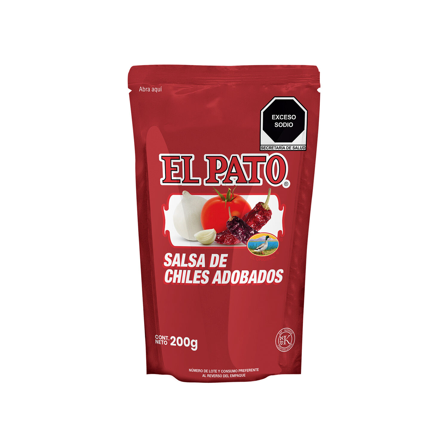 Salsa Chiles Adobados El Pato Pouch 200 G