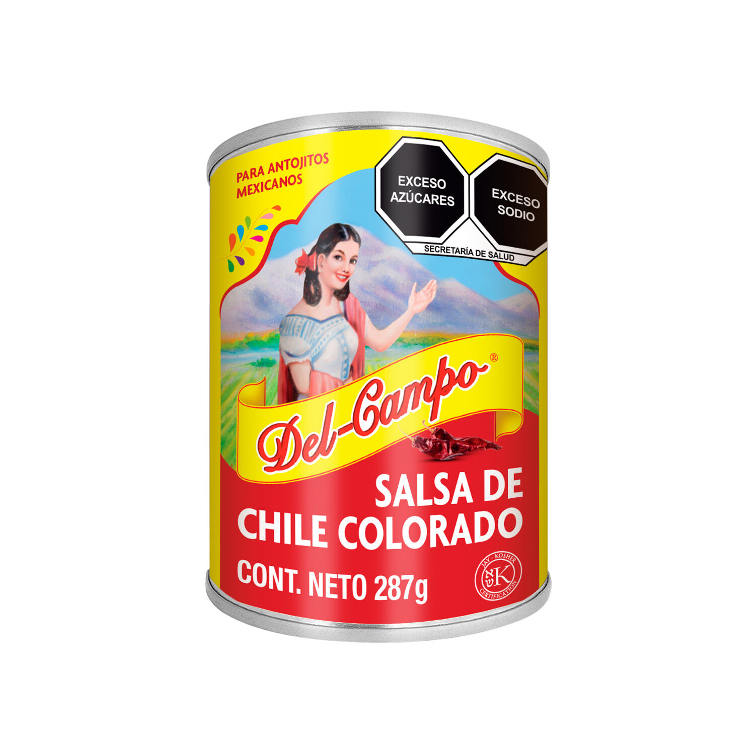 Salsa Chile Colorado Del Campo 287.0 Gr