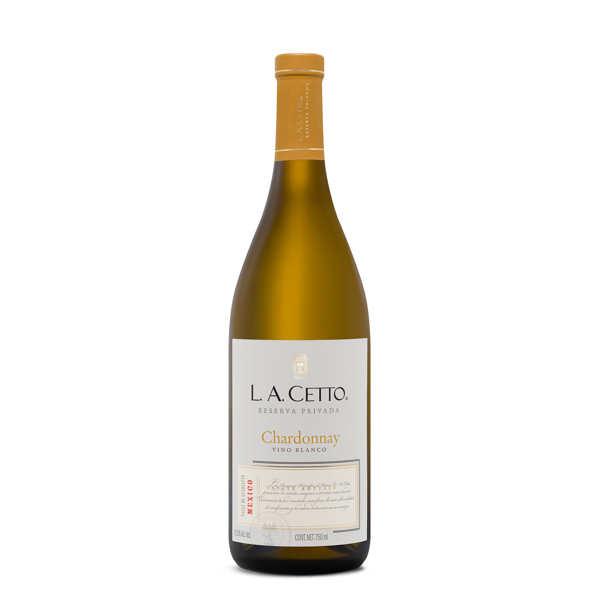 Vino Blanco Chardonay Reserva Privada L.A. Cetto 750.0