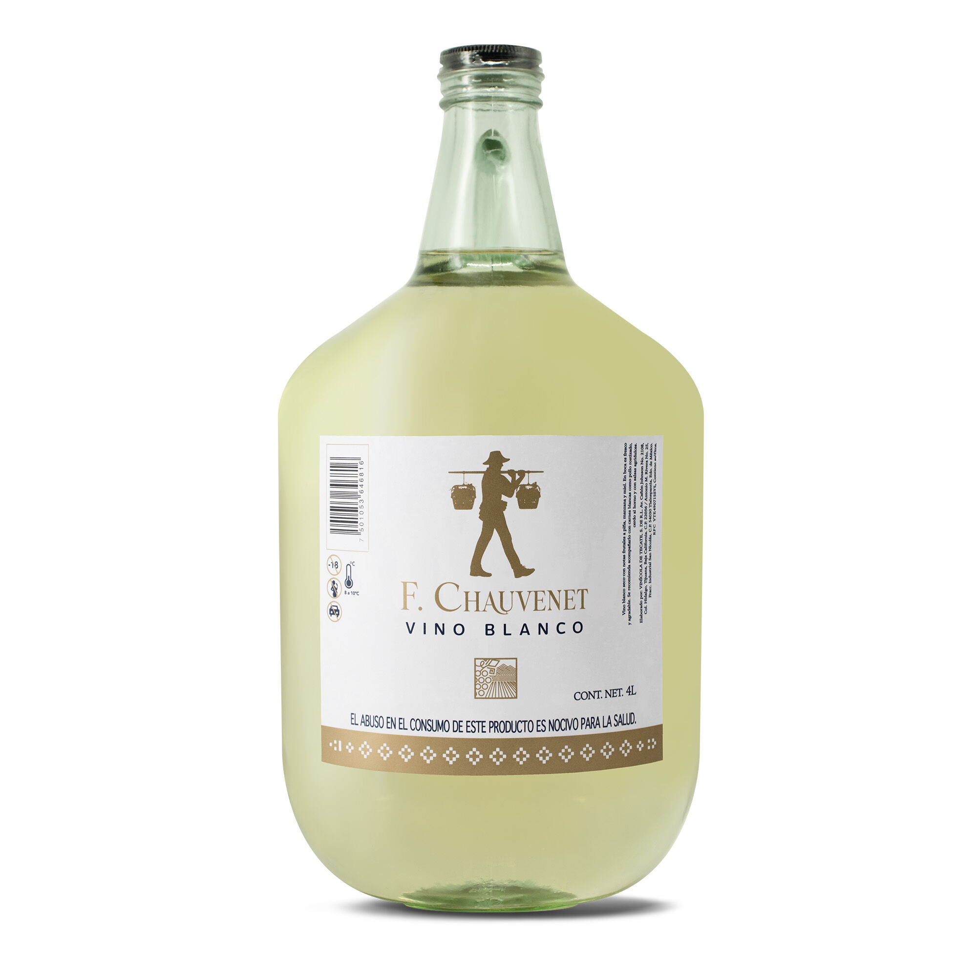 Vino Blanco Chenin Chauvenet 4 Lt