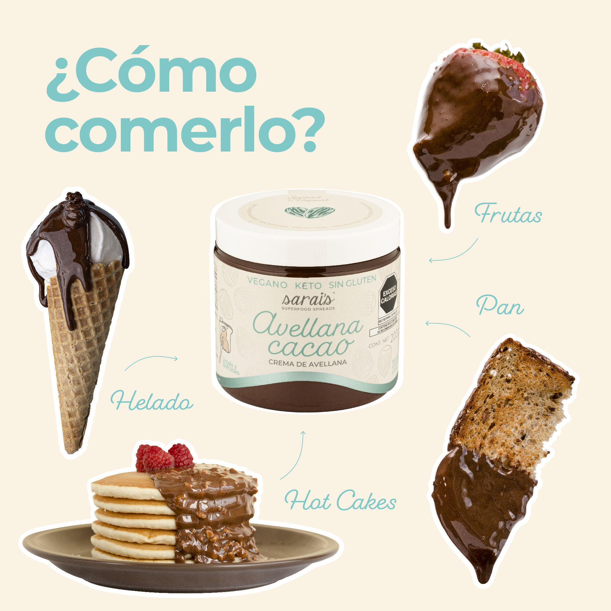 Avellana Cacao Sarais 200 G