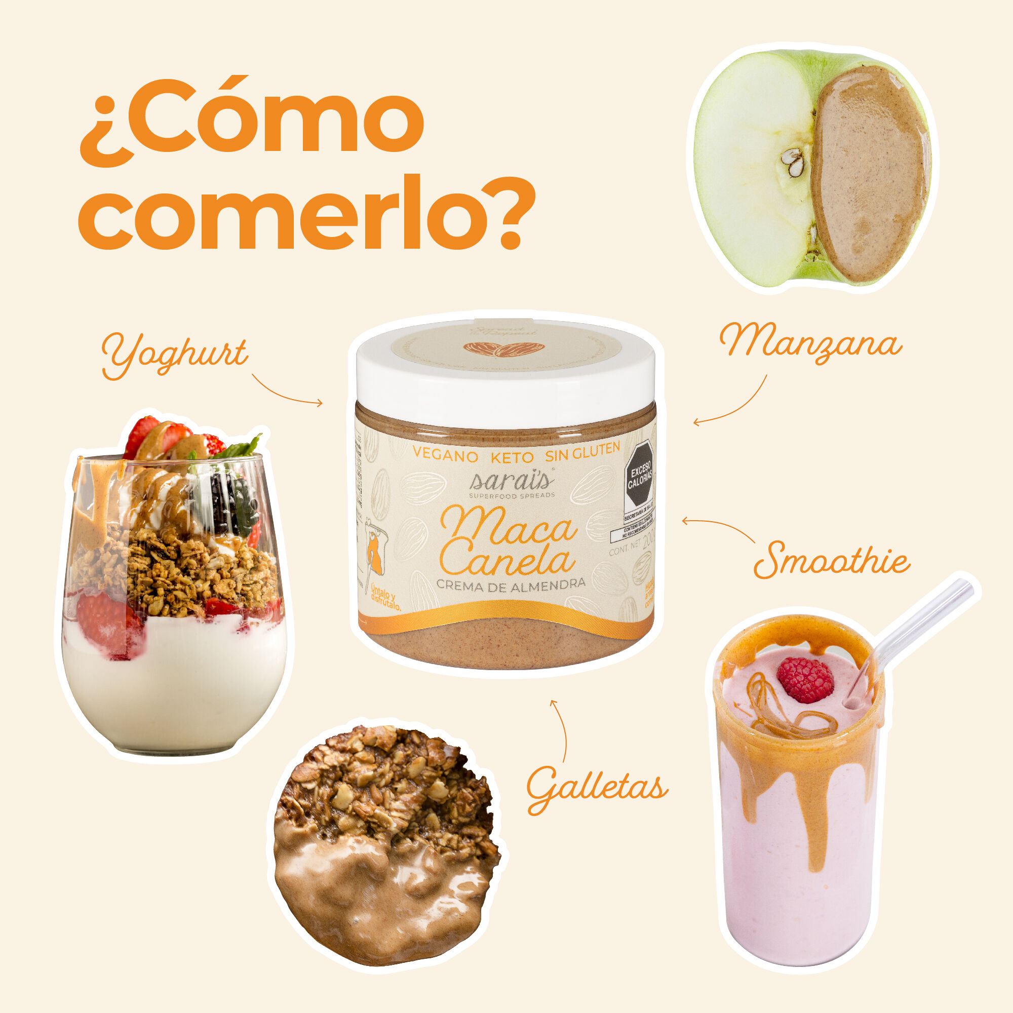 Maca Canela Sarais 200 G