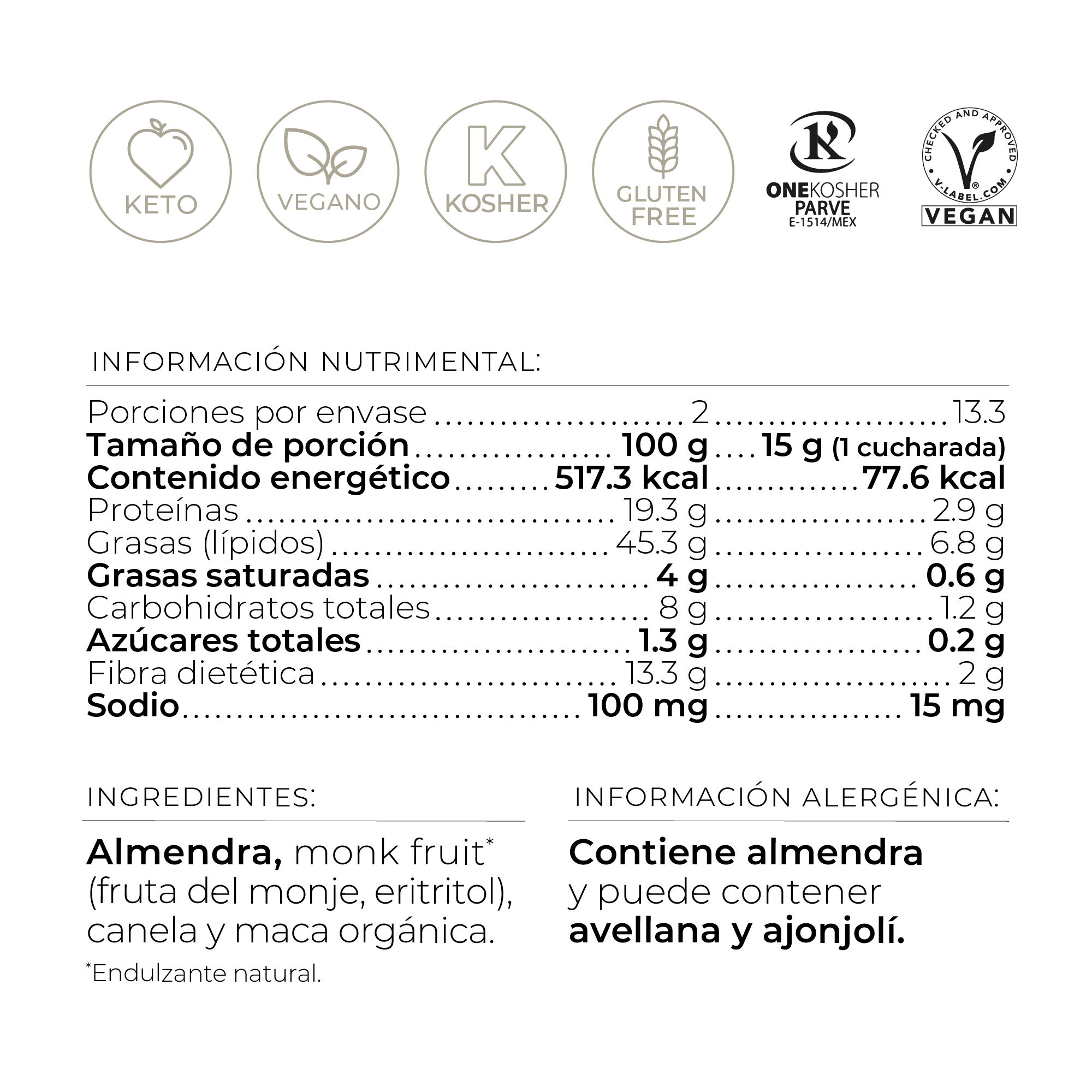 Maca Canela Sarais 200 G