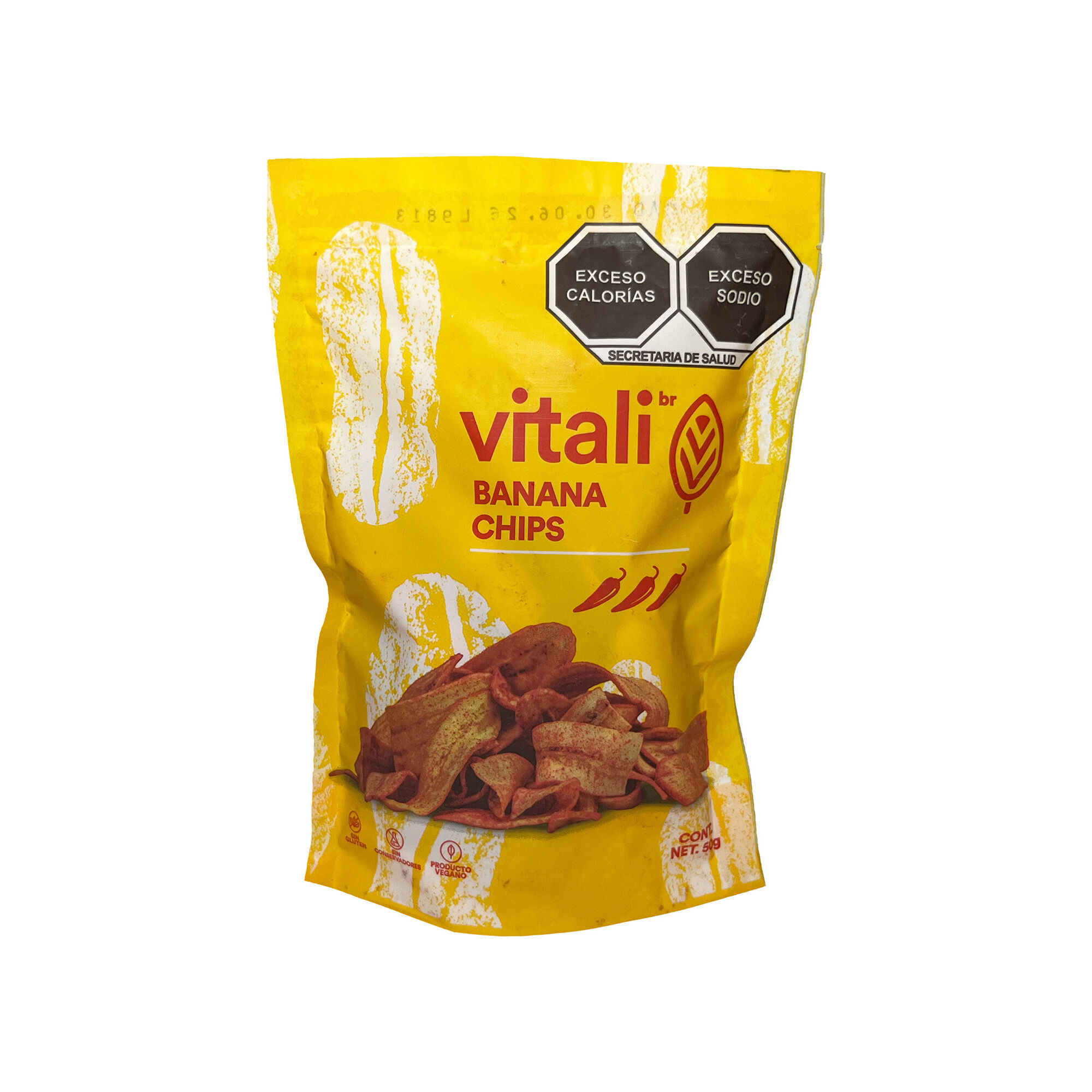 Platanos Deshidratados Con Chile Vitali 50.0 Gr